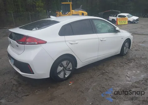 2017 Hyundai Ioniq Hybrid Blue from USA, damaged, VIN KMHC65LC0HU040044